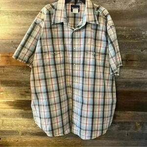 Wrangler 2XL Men’s Pearl Snap Shirt